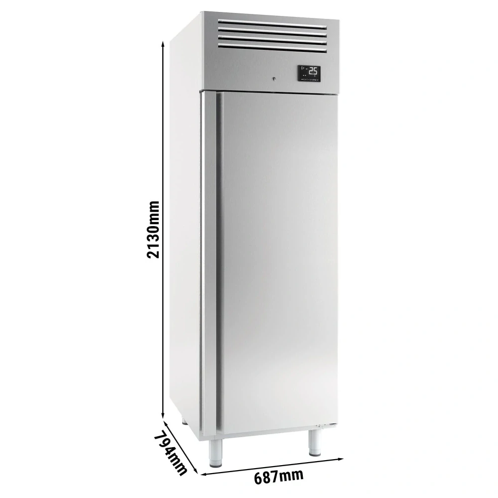 Nerezová pekárenský mrazk Premium PLUS - EN 600x400 - 560 L - s 1 dveřmi