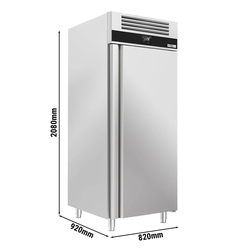 Pekárenská lednice Nerezová ocel PREMIUM - EN 600x400 mm - 820 mm - 850 l - s 1 dveřmi