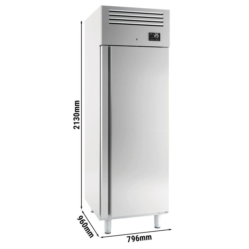Pekařská nerezová lednice Premium Plus - EN 600x400 - 785 L - 796x960 mm - s 1 dveřmi