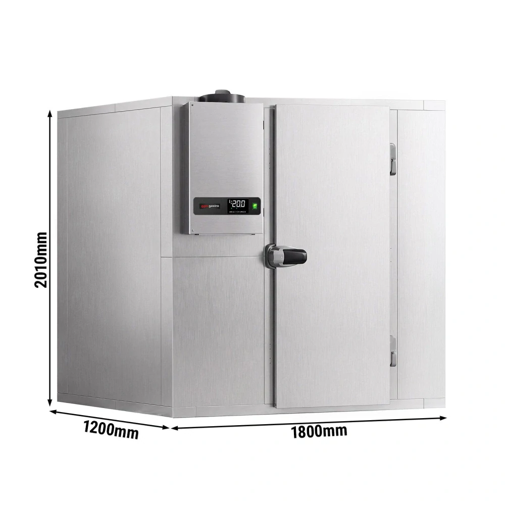 Nerezový mrazicí box - 1800x1200 mm - 2,65 m³ - vč. mrazicího agregátu a lamel
