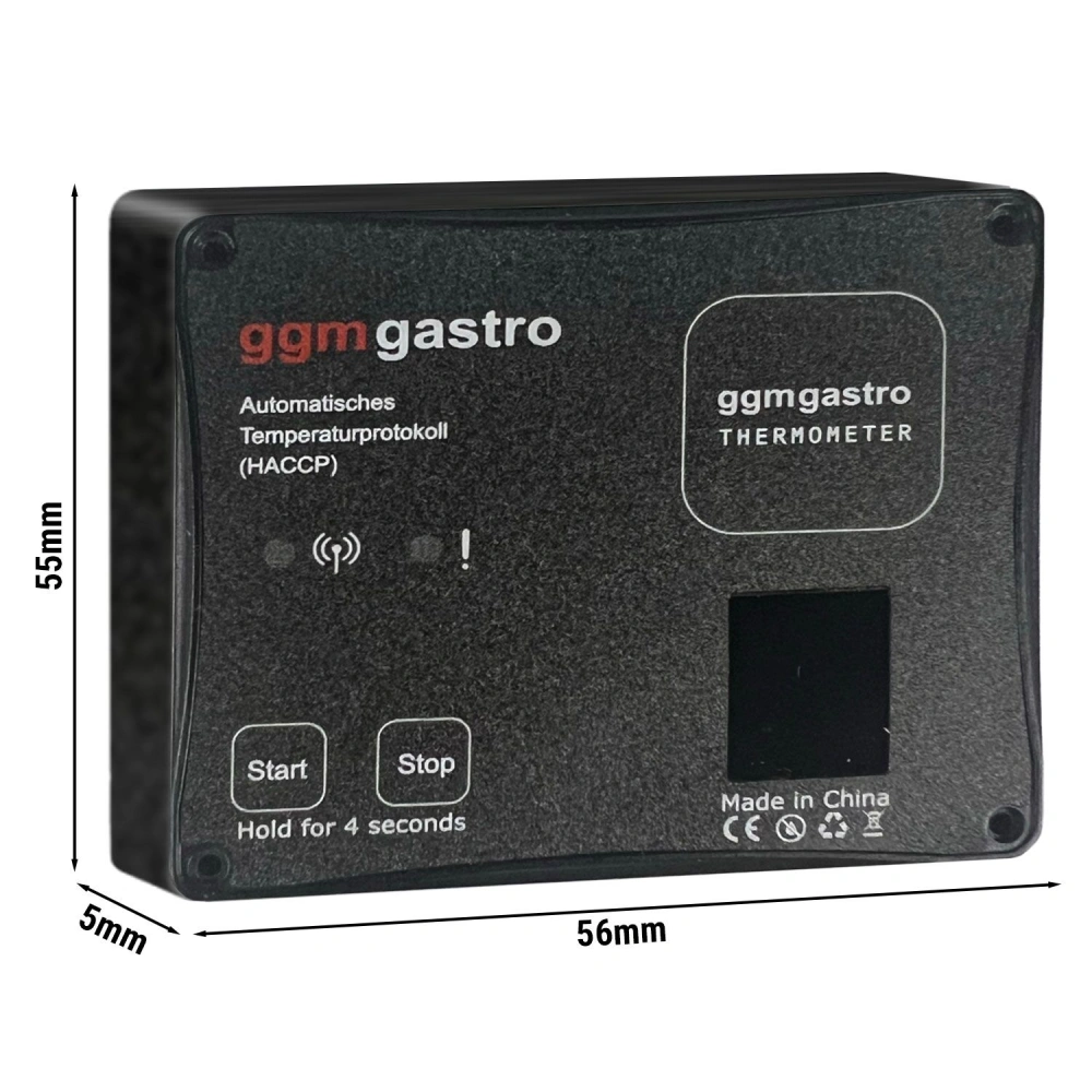 Bluetooth monitoring a záznam teploty pro chladicí zařízení (HACCP) - s aplikací GGM Thermometer
