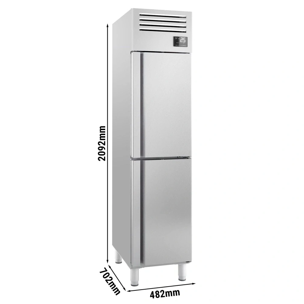 Nerezová chladicí skříň PREMIUM PLUS - GN 1/1 - 325 L - Se 2 dveřmi
