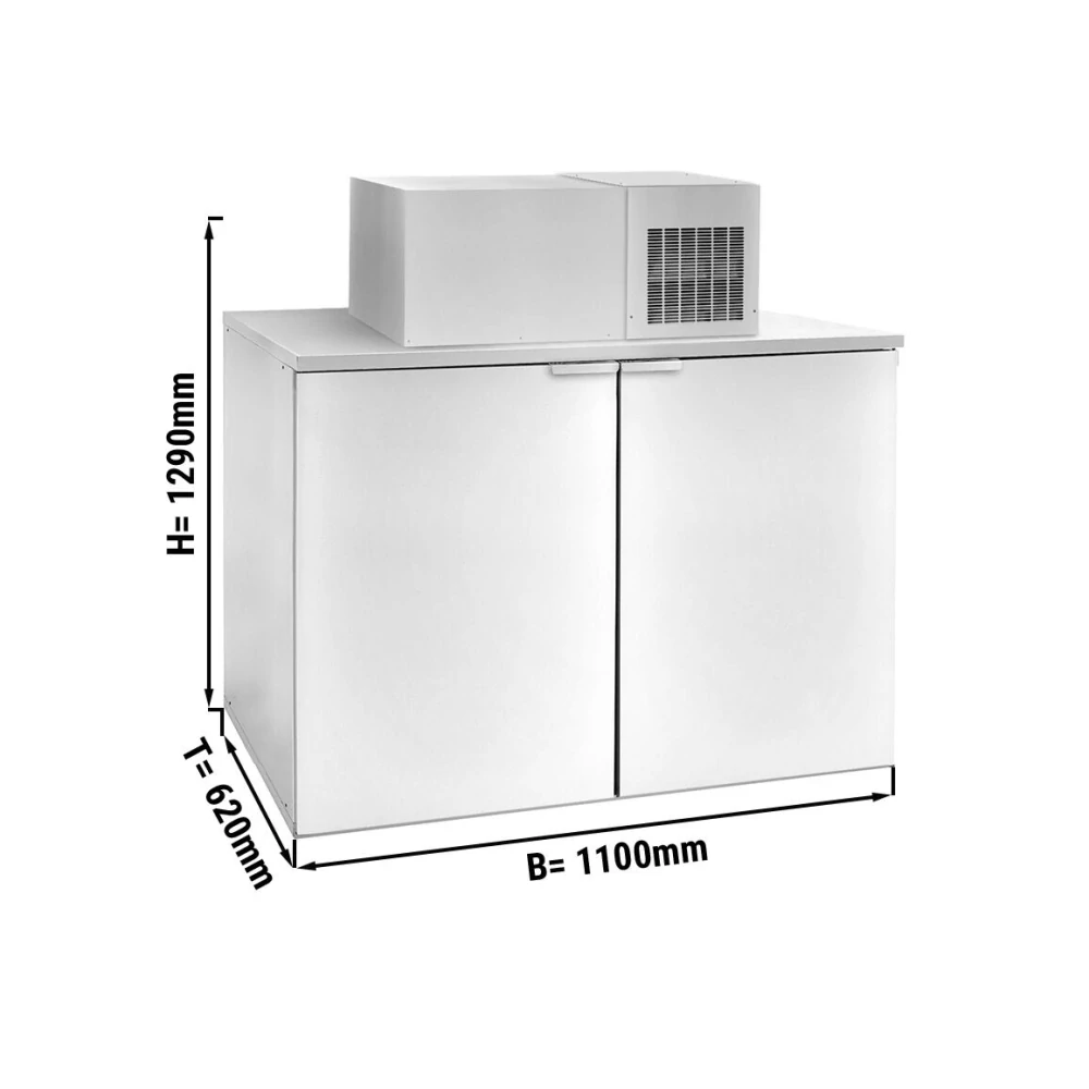 Chladič na sudy - 2x50 L sudy - 1100x620 mm