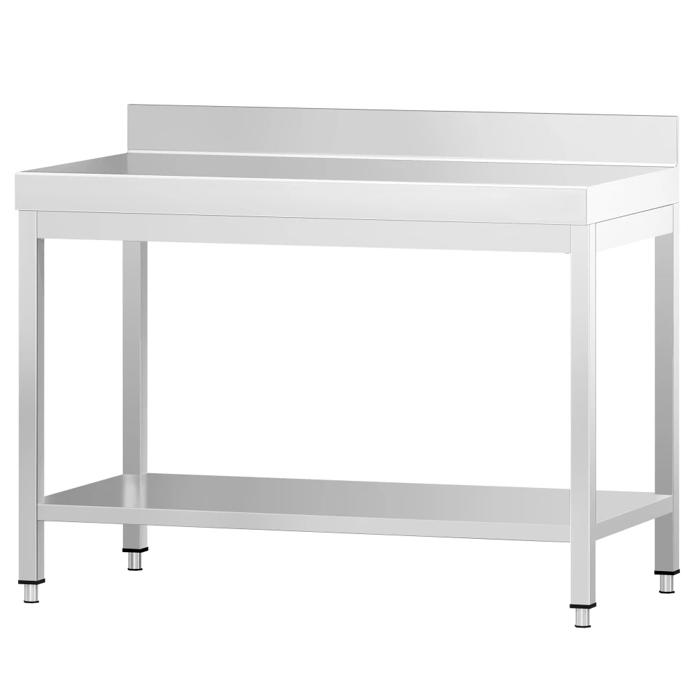 Nerezový stůl s policí 110x60x85cm