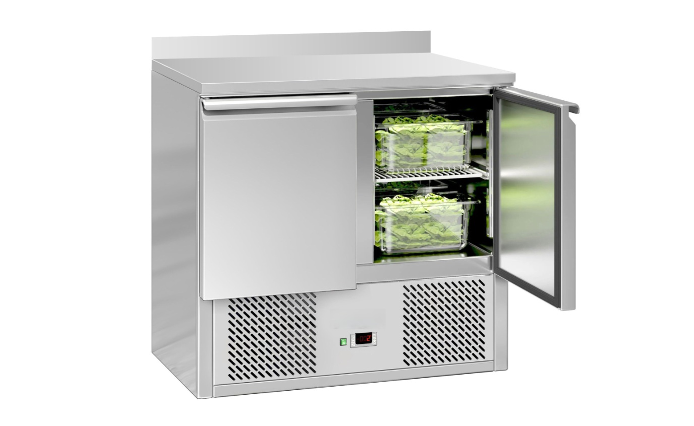 Chladicí stůl 90x70x97,6cm s 2 dveřmi