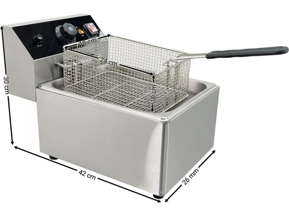Elektrická fritéza - 6 L