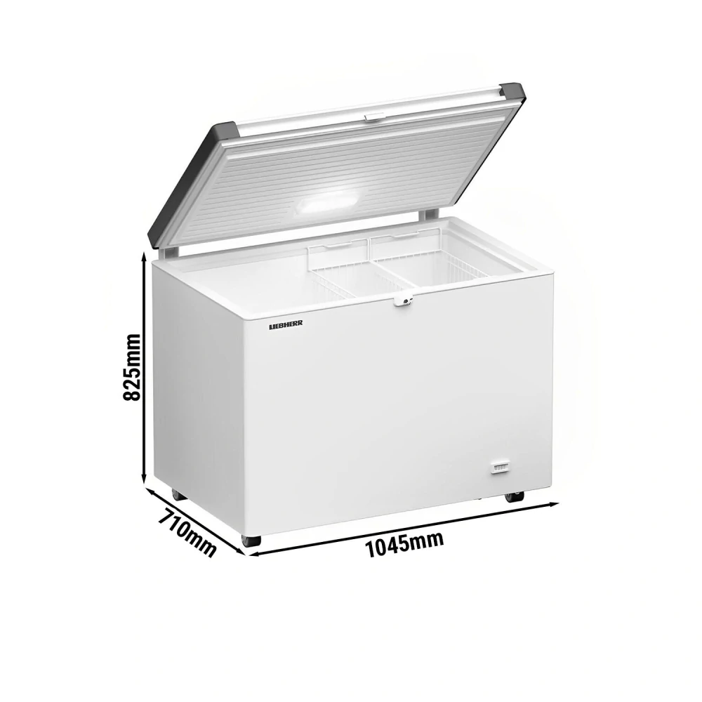 LIEBHERR | Pultový mrazák - 1004x720mm - 266L - plastový kryt