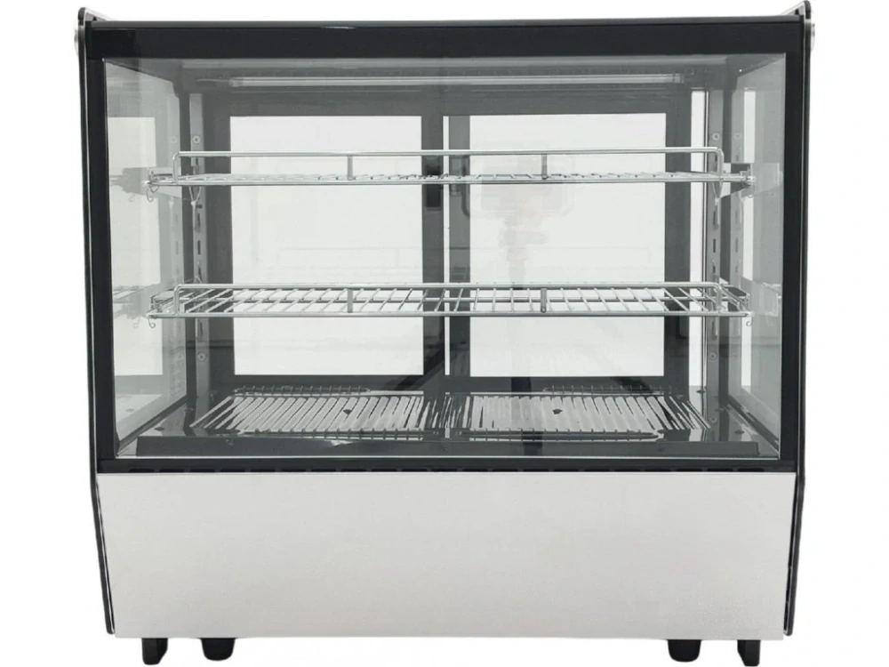 Stolní chladicí vitrína 120 L – stříbrná