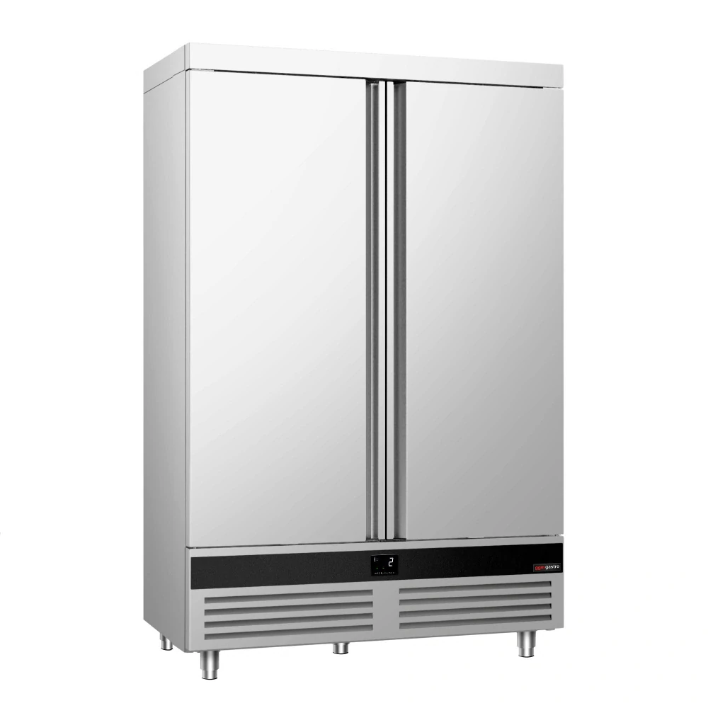 Nerezová skladovací lednice PREMIUM - 1200 L - s 2 dveřmi