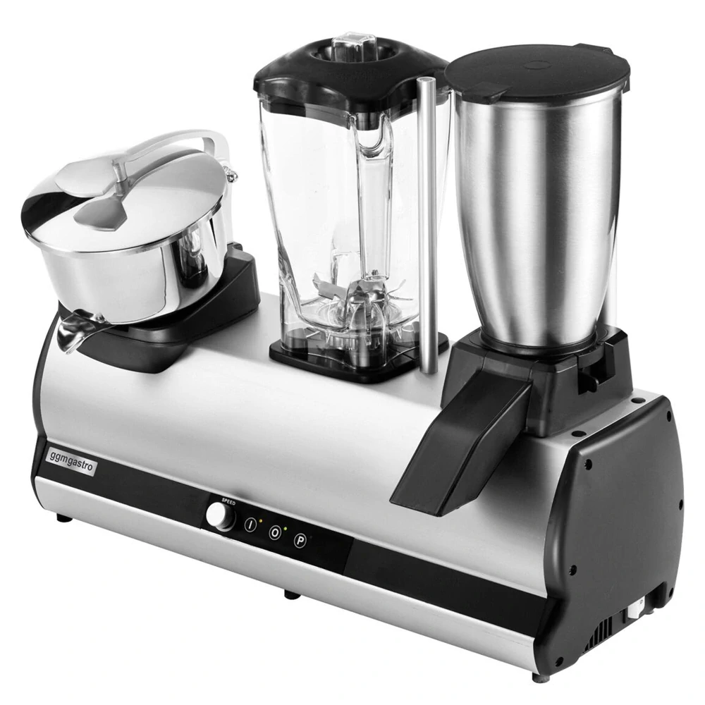 Kombinovaný barový přístroj - Mixér, drtič ledu & odšťavňovač citrusů - 2x150 + 750 W