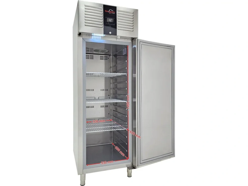 Mrazák 650 litrů nerezový X-Series - ventilované mrazení (Izolace 90 mm)