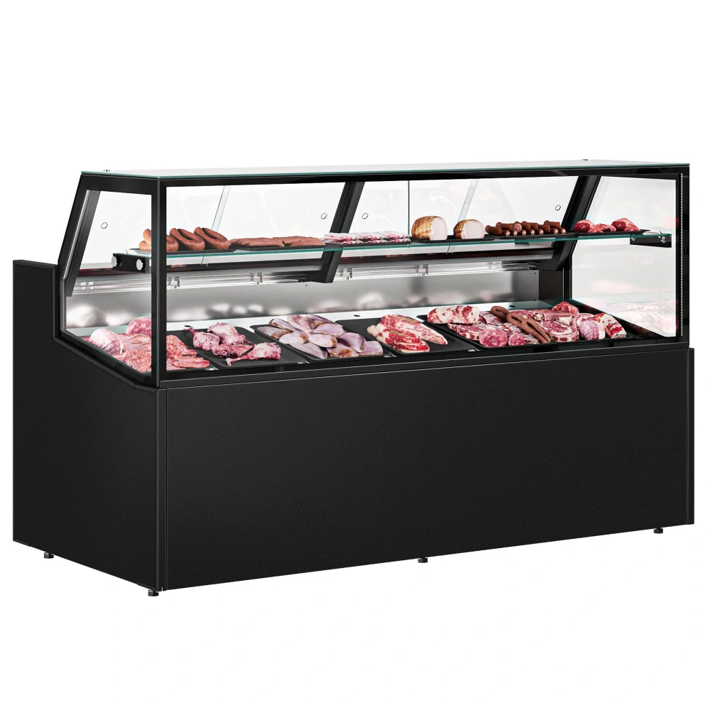 Chladicí pult - 1940 mm - 380L - s LED osvětlením a 1 policí