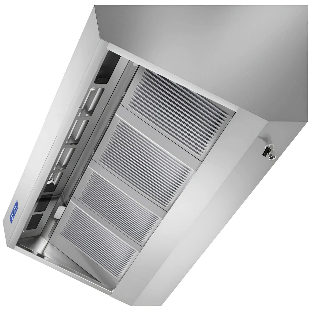 Nástěnná digestoř 2,5 m - s motorem, regulátorem, filtrem a svítidlem