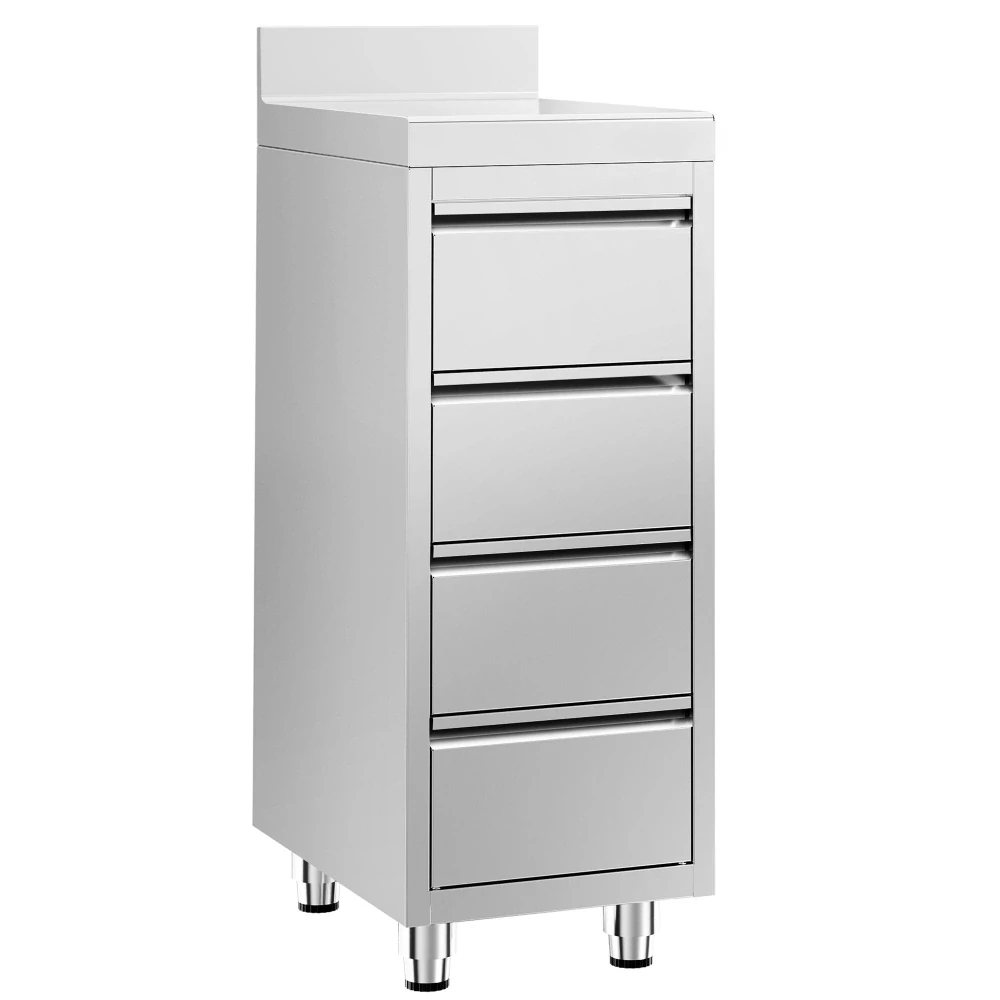 Zásuvková skříň PREMIUM - se 4 zásuvkami & obkladovým panelem - 400x600mm