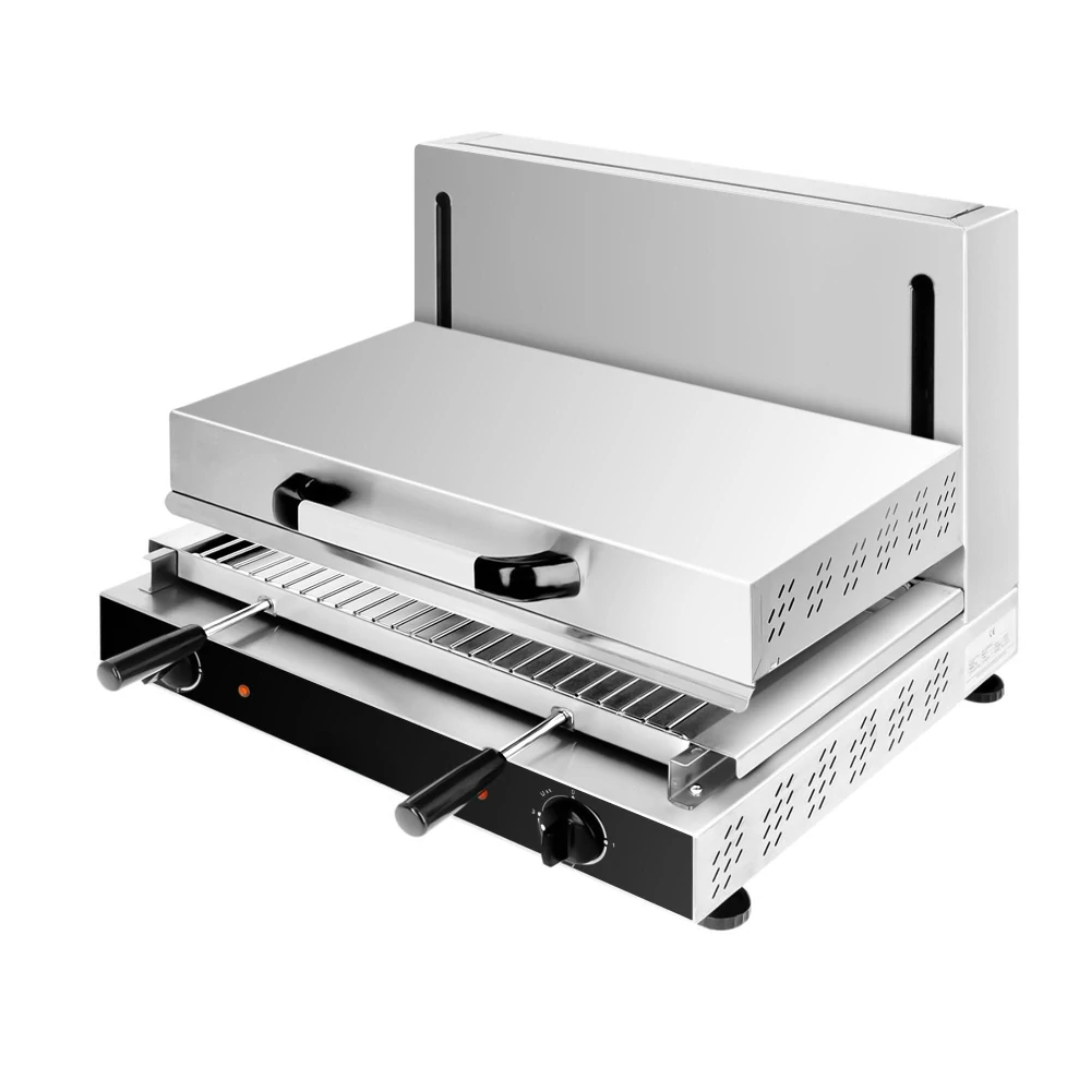 Pita trouba/ Salamander SPECIAL se 2 výškově nastavitelnými topnými tělesy - 0,6 m| Trouba na gratinování | Topinkovač | Pečicí gril | Elektrický | Gastro