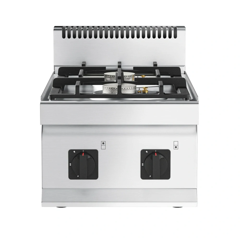 Plynový sporák - 2 hořáky (7 kW) s pilotním plamenem