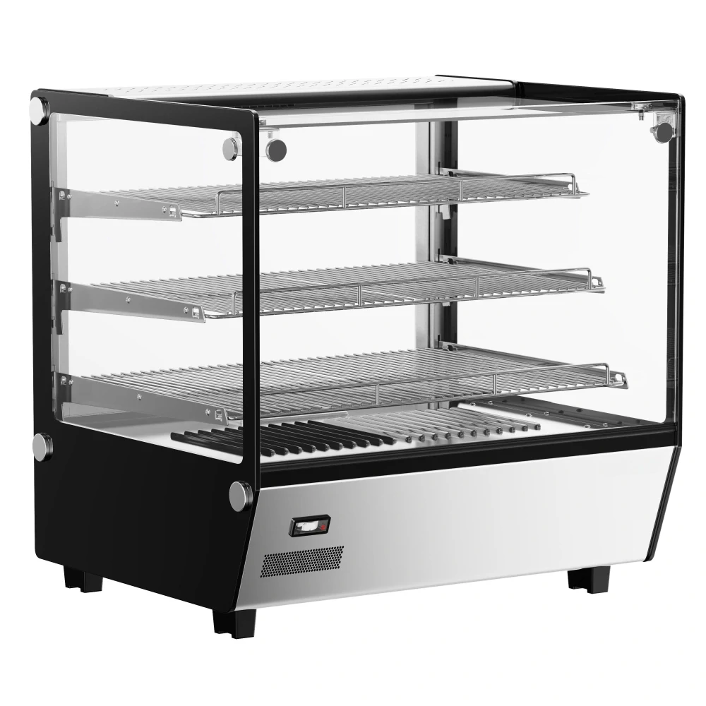 Komerční vyhřívaná vitrína – 702 mm – 1,1 kW – se 3 policemi