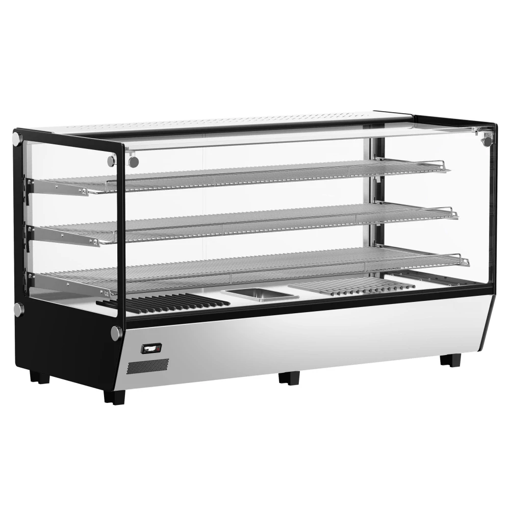 Komerční vyhřívaná vitrína – 1219 mm – 1,8 kW – se 3 policemi