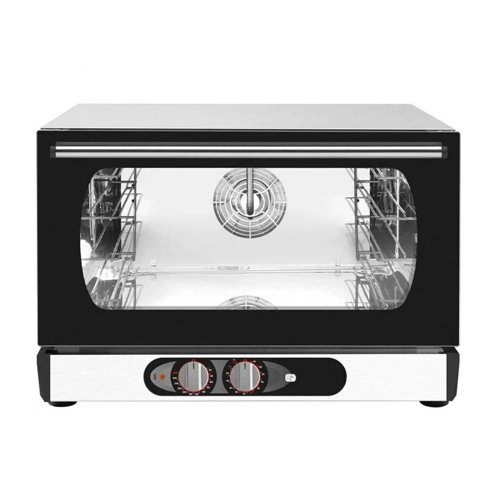 Elektrická Pekárenská horkovzdušná trouba - s funkcí páry - Manuální - 3x GN 1/1 nebo EN 60x40