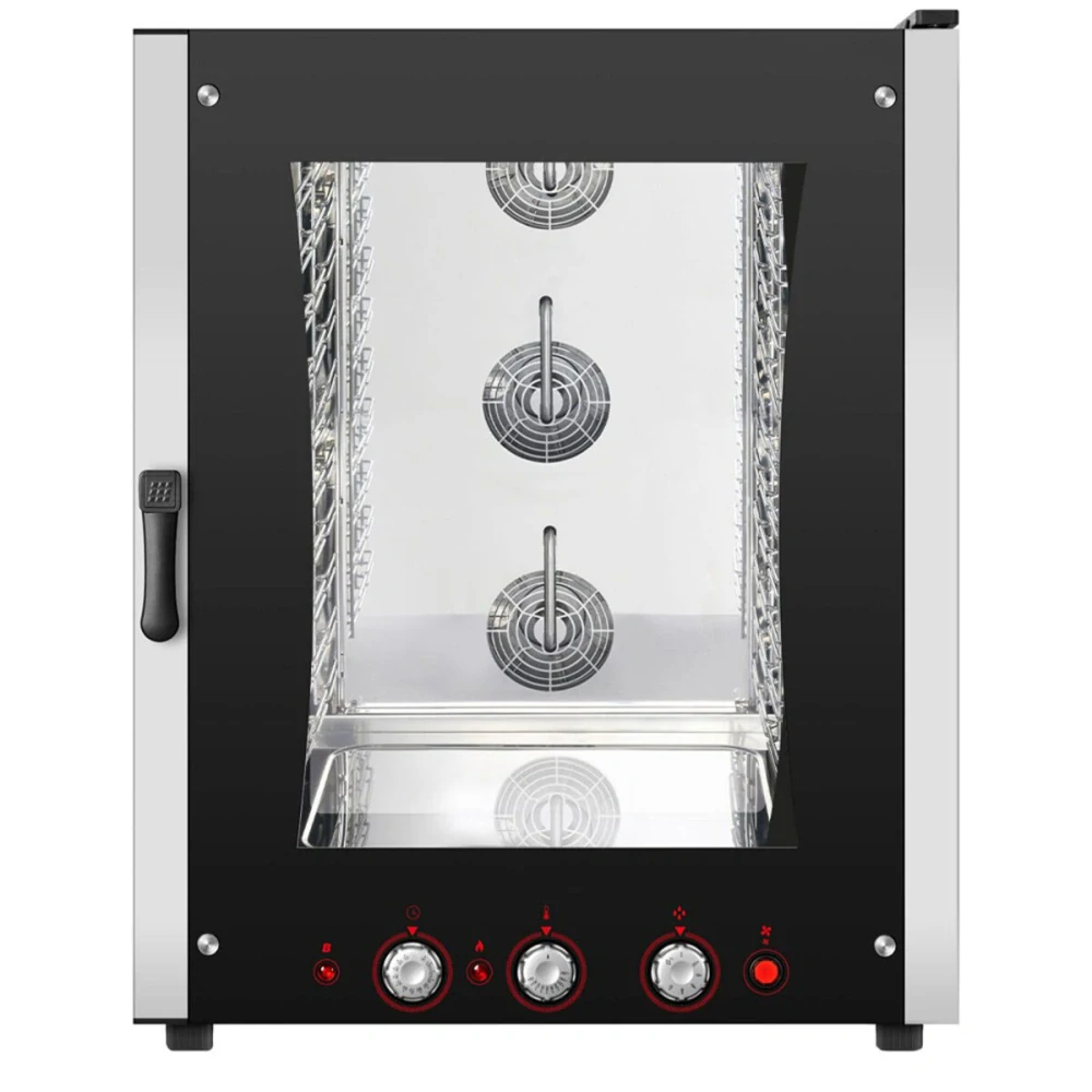 Pekařský plynový kombinovaný konvektomat - manuální - 10x GN 1/1 nebo 10x EN 600x400