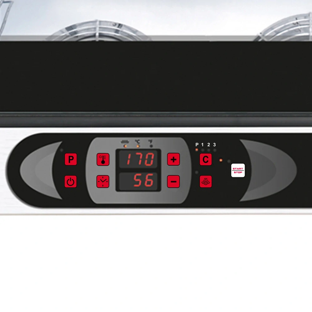 Horkovzdušná trouba - digitální - 4x GN 1/1 nebo EN 60x40 cm