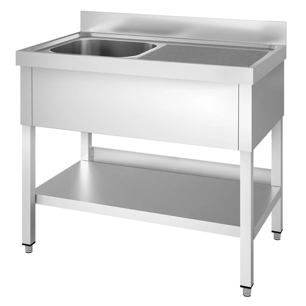 Dřezová skříňka PREMIUM - 1200x600 mm - se spodem - 1 dřez vlevo