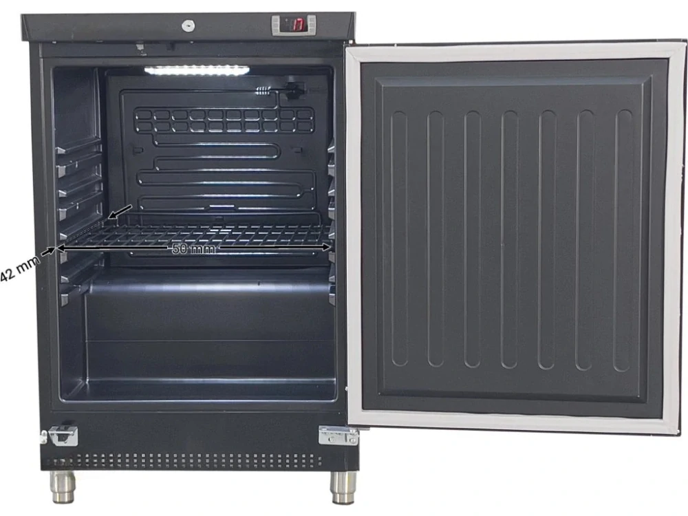 Černá lednice 200 litrů