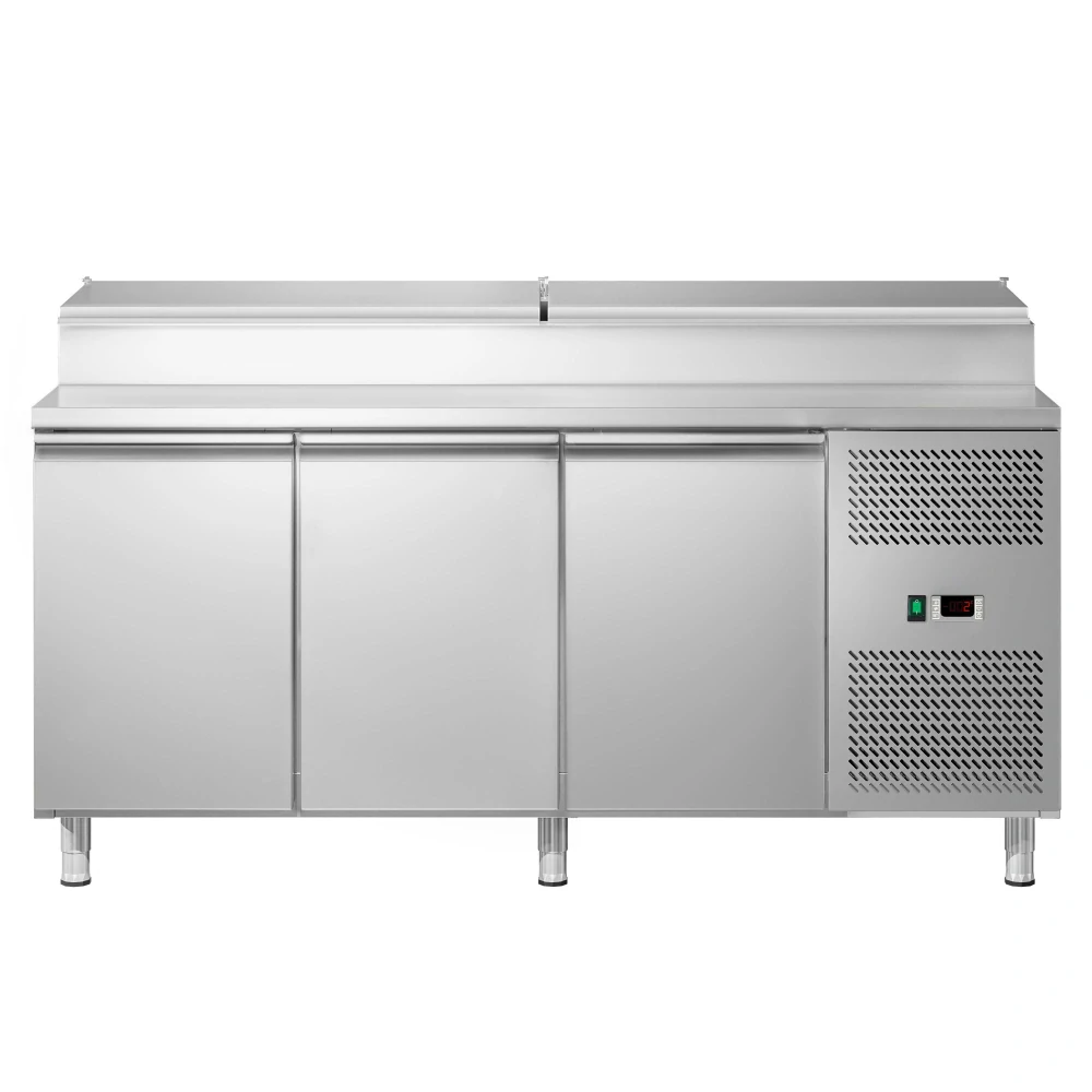 Přípravný stůl ECO - 1795 mm - 3 dveře - pro 8× GN 1/3