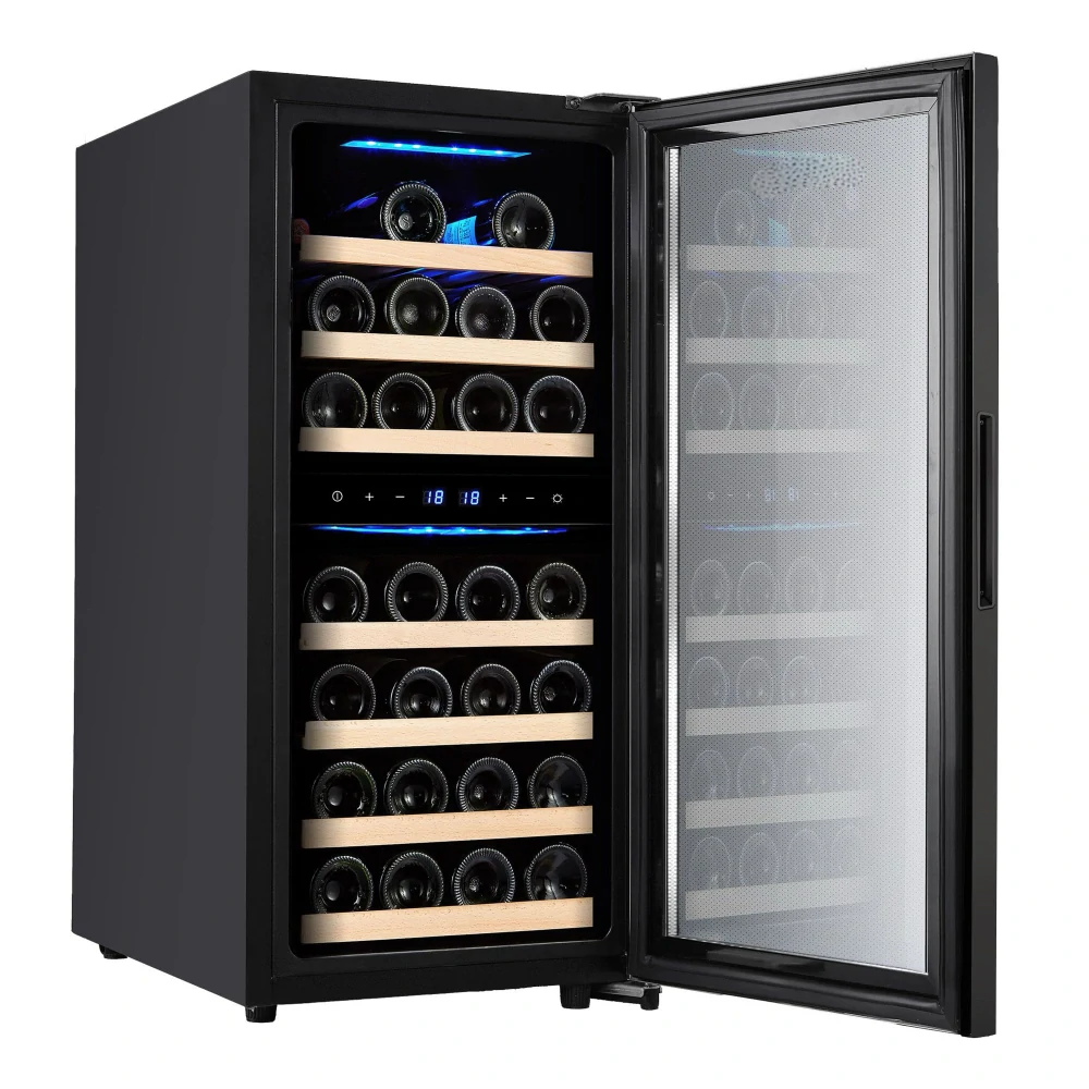 Vinotéka / Chladnička na víno - 2 klimatické zóny - 100 l - max. 33 lahví