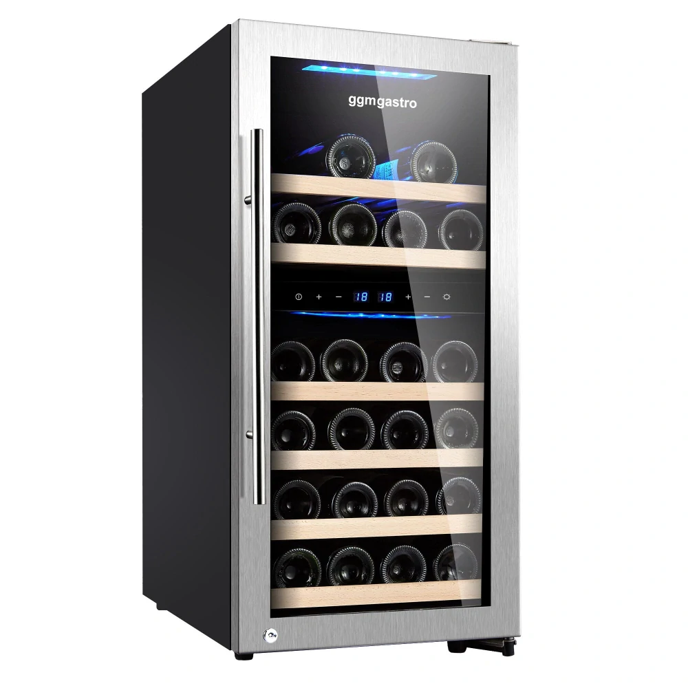 Vinotéka / Chladnička na víno - 2 klimatické zóny - 100 l - max. 33 lahví