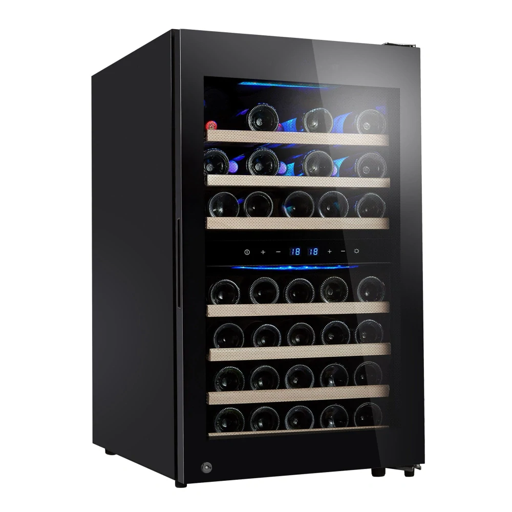 Vinotéka / Chladnička na víno - 2 klimatické zóny - 120 l - max. 45 lahví