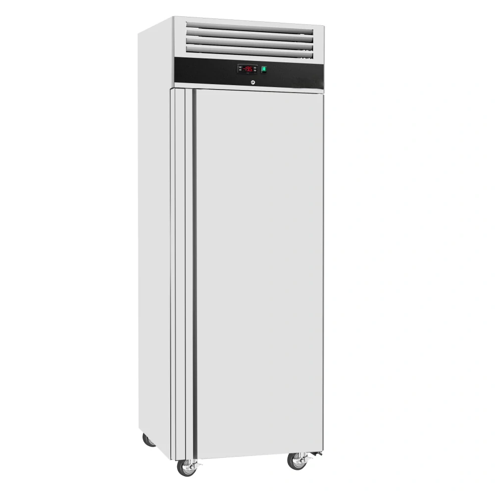 Nerezová mrazicí skříň ECO - 400 L - s 1 dveřmi