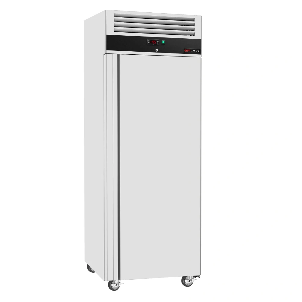 Nerezová mrazicí skříň ECO -  GN 2/1 - 600 L - Se 1 prosklenými dveřmi