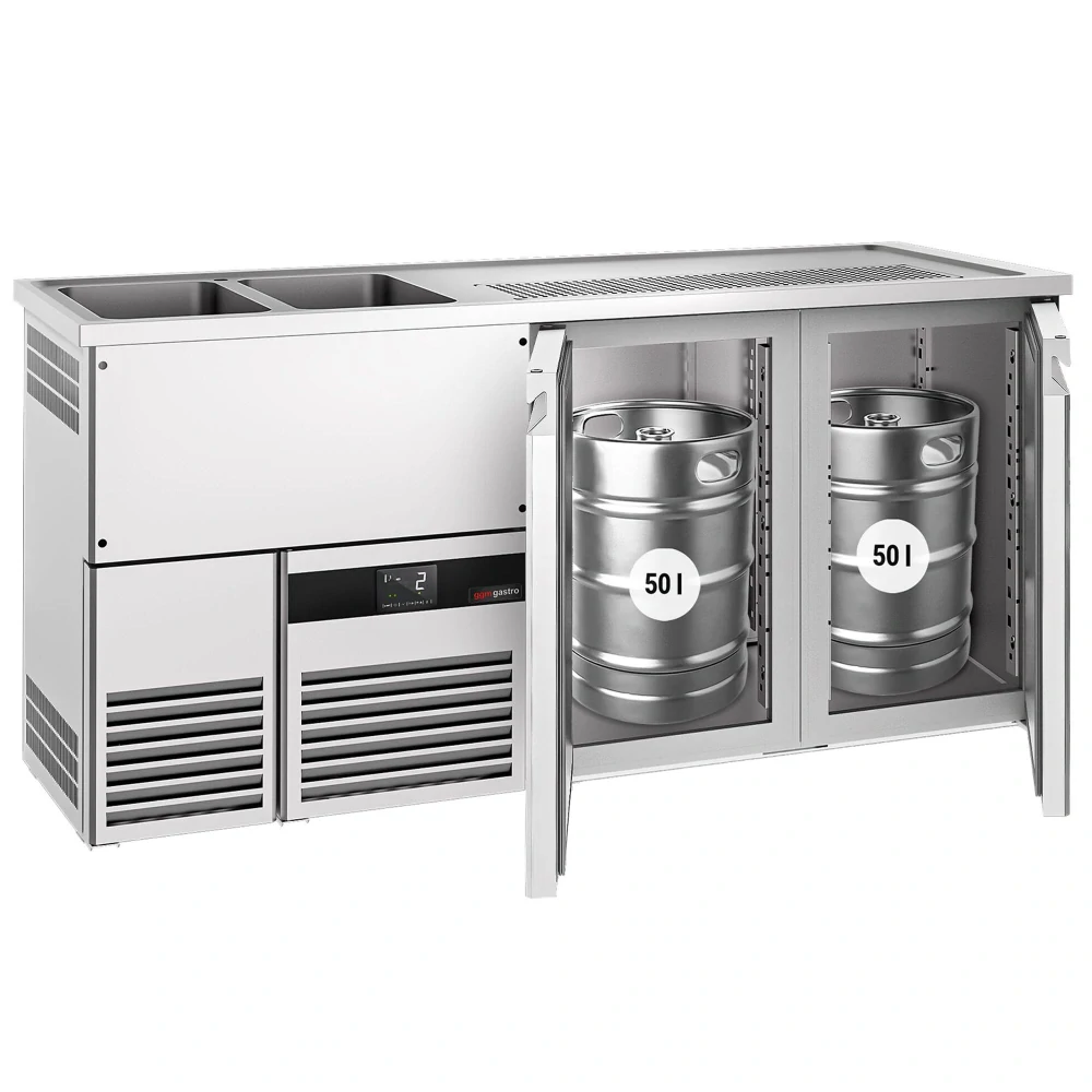 Výčepní pult PREMIUM - 1950x700 mm - 2 dveře