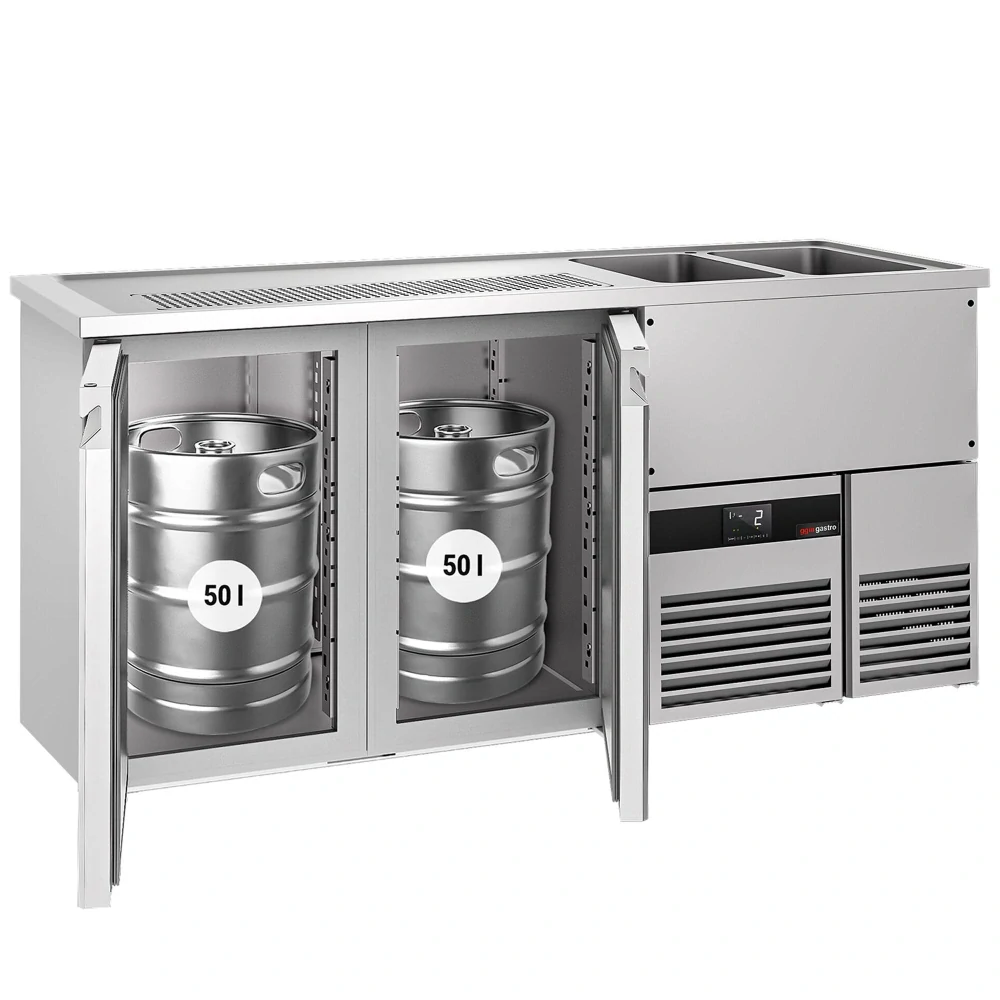 Výčepní pult PREMIUM - 1950x700 mm - 2 dveře