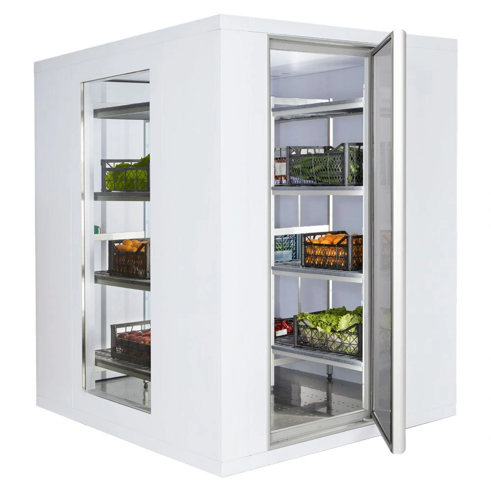 Chladicí box - 1500x1200 mm - 2,6 m³ - se 2 skleněnými stranami