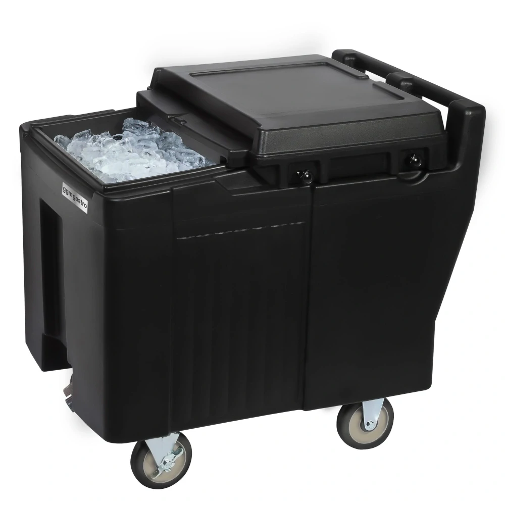 Izolovaný vozík na led - 125L - Černý