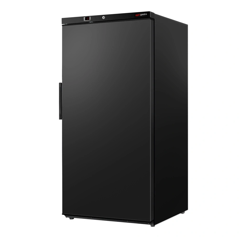 Chladicí skříň ECO - 600 L - s 1 dveřmi - Vnitřní strana dveří z plastu - Černá