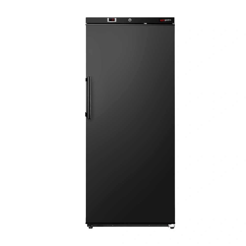 Nerezová mrazicí skříň ECO - 400 l - s 1 dveřmi - černá