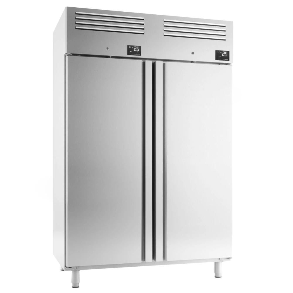 Nerezová chladicí a mrazicí kombinace PREMIUM PLUS - GN 2/1 - 1220 L - S 2 dveřmi