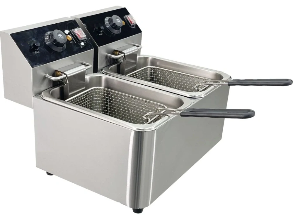 Dvojitá fritéza - 4+4 litrů