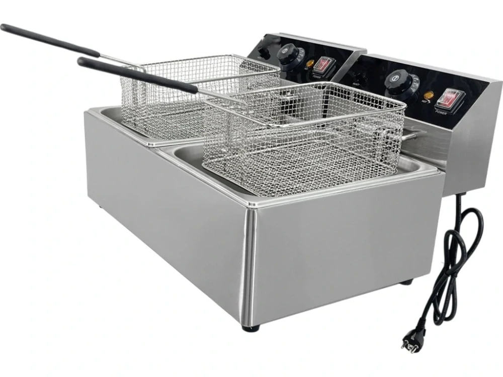 Elektrická fritéza - 2x 6 L