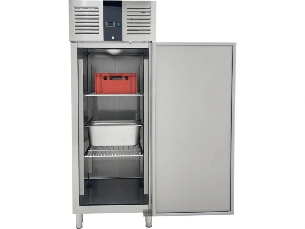 Chladící skříň – 610 l - 1 dveře - nerezová