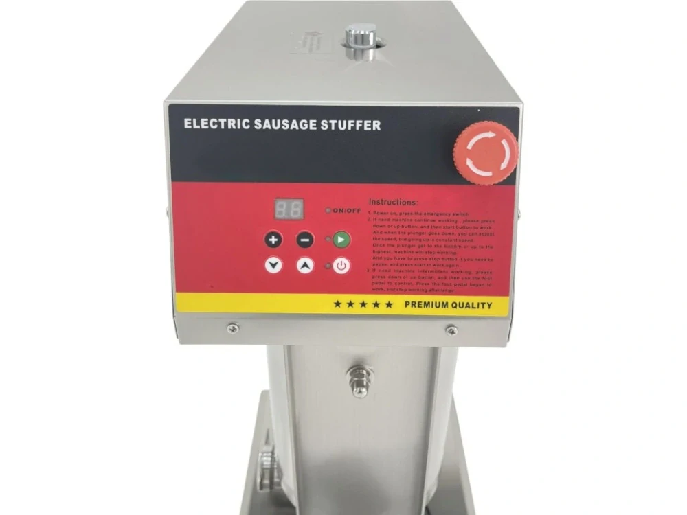 Elektrická plnička klobás z nerezové oceli (stojící) 15 litrů