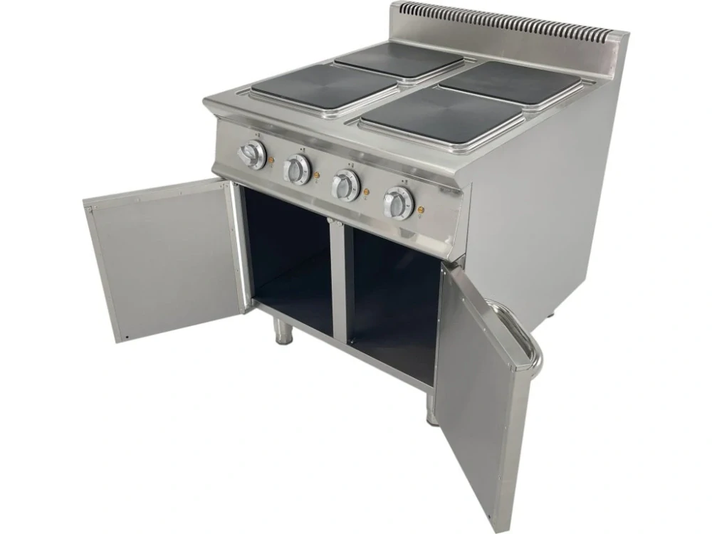 Elektrický sporák 4x plotýnka čtvercová