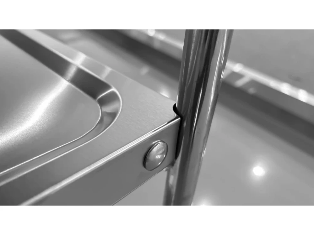 Servírovací vozík se 3 policemi - 0,8 x 0,5 m