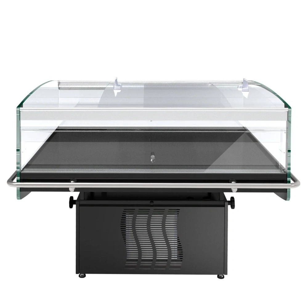 Chladicí ostrov - 1170 mm - Se 2 skleněnými posuvnými dveřmi