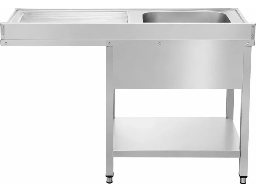 Dřezový stůl k myčce nádobí - 1 200 mm - 1 dřez vlevo - hloubka 600 mm