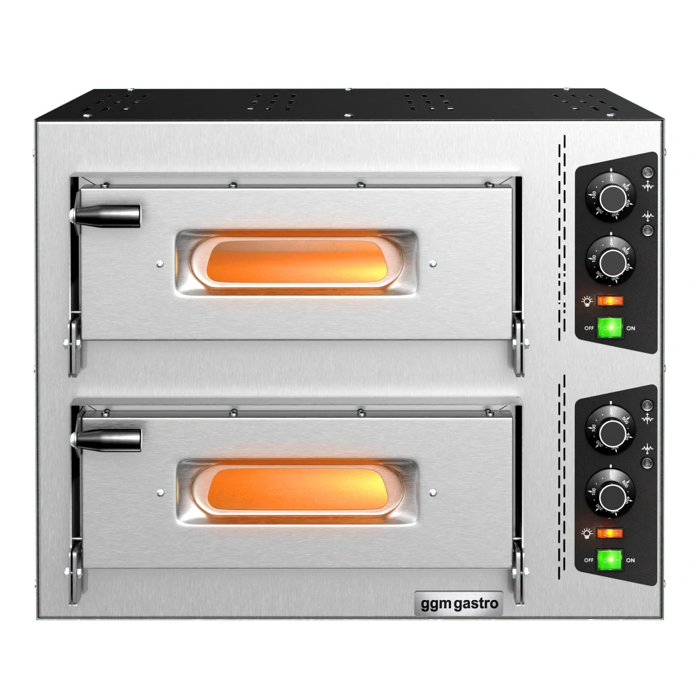 Elektrická pec na pizzu 4+4x24cm - manuální