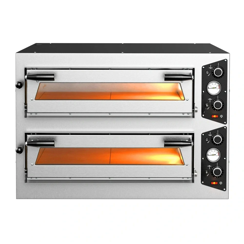 Pec na pizzu 4+4x30cm - manuální